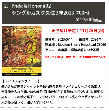 【優先販売】Bar Higuchi25周年PB