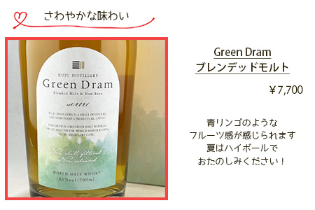 夏ギフト特集　Green Dram（グリーンドラム）